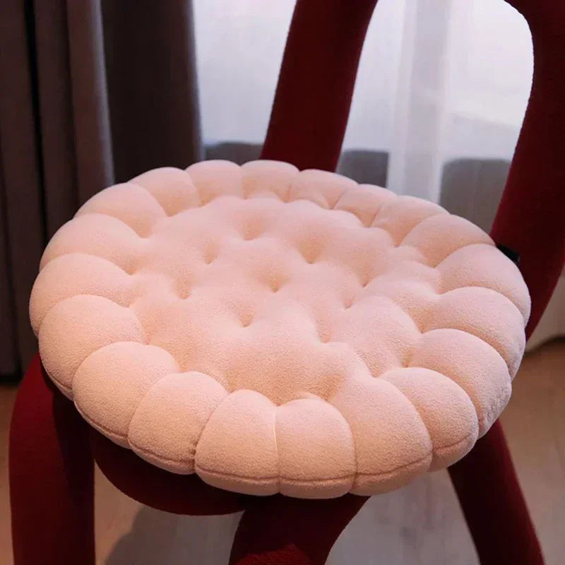 DecorBites™ Biscuit Sofa Cushion: Soft Chair Seat Cushion for Home Decor and Living Room