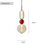 Nordic Colored Glass Pendant Light