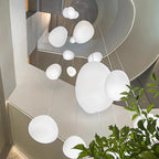 Modern Acrylic Staircase Multi-Light Pendant Chandelier