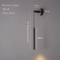 DecorBites™ Height-Adjustable Copper LED Wall Lamp: Luxurious Warm Atmosphere for Bedside, Foyer, Hotel