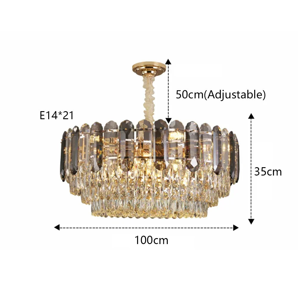 DecorBites™ Crystal LED Wall Lamp: Minimalist Luxury Lighting for Living Room TV Background
