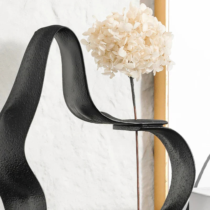 DecorBites™ Geometric Hollowed-out Resin Ring for Home Decor & Flower Arrangement