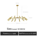 Minimalist Metal G9 Pendant Chandelier