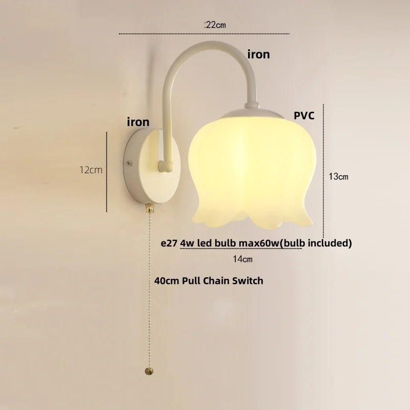 DecorBites™ مصباح جداري LED من الحديد بمفتاح سحب لسلم المنزل الحديث