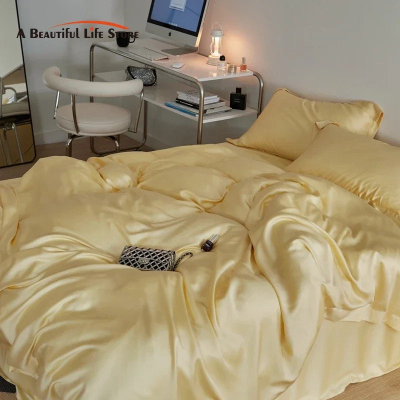 DecorBites™ Eucalyptus Lyocell Luxury Bedding Set with Cooling Properties
