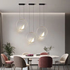 Rotatable Magpie Bird Metal Pendant Light in Gold or Silver
