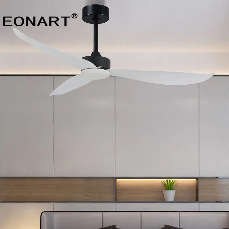 DecorBites™ 52" Plastic Blade Ceiling Fan with Remote Control for Bedroom