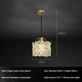 DecorBites™ French Light Luxury Bedroom Chandelier Cream Style Romantic Garden Decor