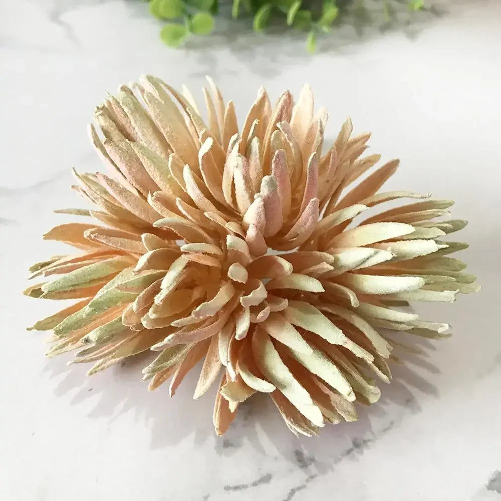 DecorBites™ Gold Hybrid Flower Cherry Stamen Berries Bundle لتزيينك بنفسك