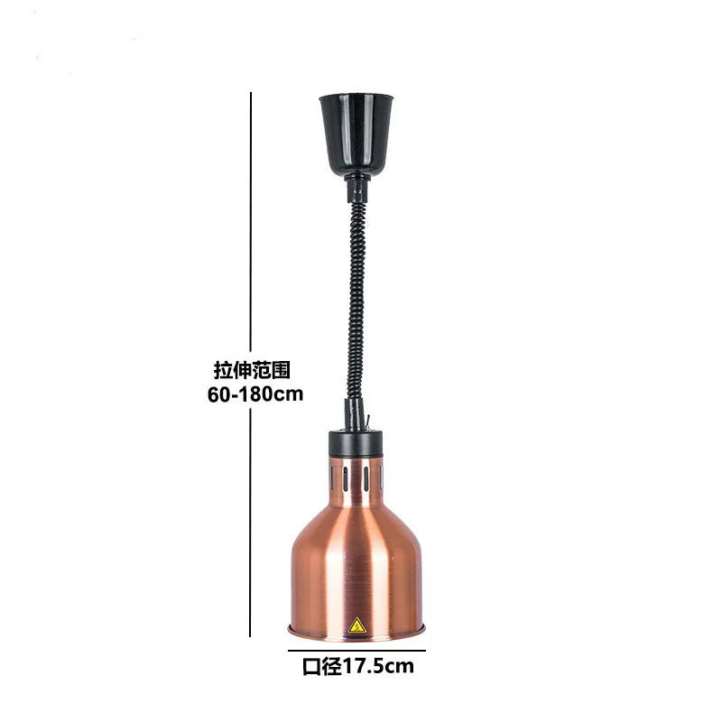 DecorBites™ Electric Heat Lamp: Adjustable Kitchen Fixture for Food Preservation