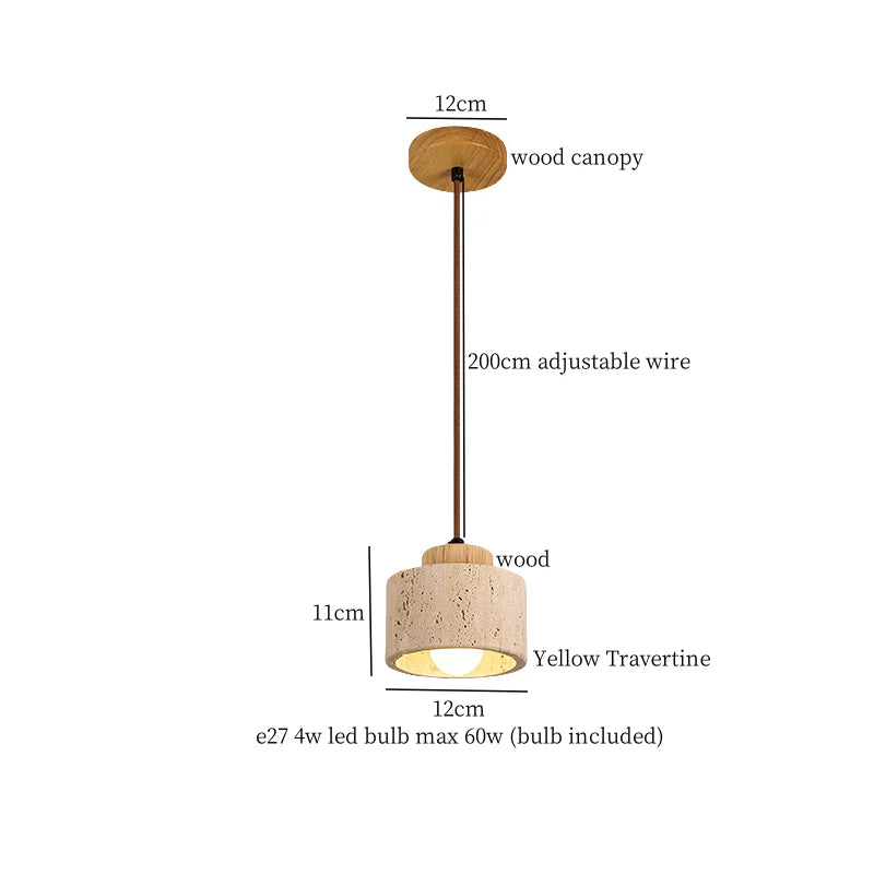 DecorBites™ Glass Ball LED Pendant Light Yellow for Home Decor Dining Living Room