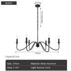 Vintage Black and Gold Metal Pendant Light
