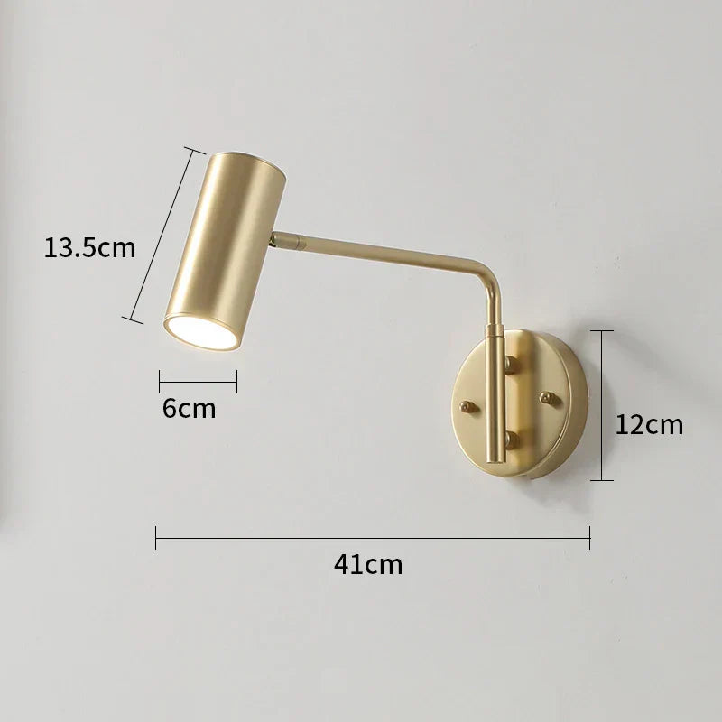 DecorBites™ Adjustable E27 LED Wall Lamp Sconces Indoor Lighting Home Decor Bedroom Fixture