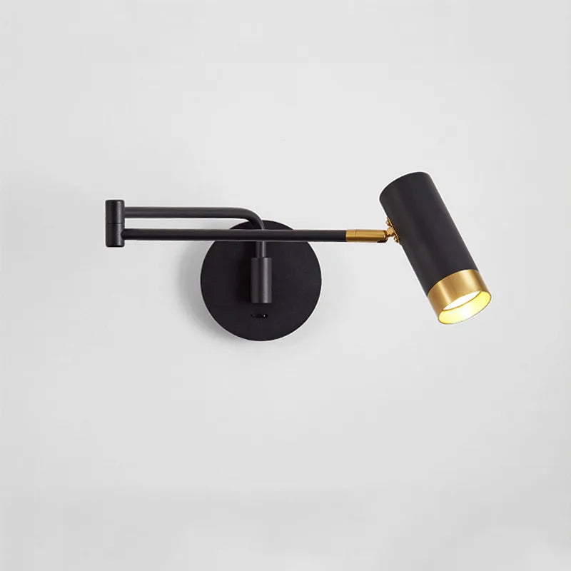 DecorBites™ Adjustable LED Swing Arm Wall Light Nordic Sconce Bedside Lamp