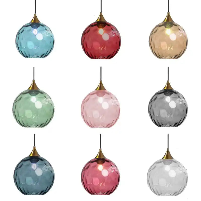 Nordic Ripple Glass Longline Pendant Light