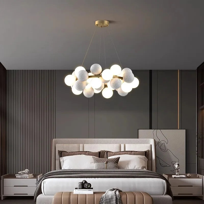 ثريات LED معلقة من DecorBites™ لديكور المنزل العصري، إضاءة داخلية لغرف المعيشة وغرف الطعام