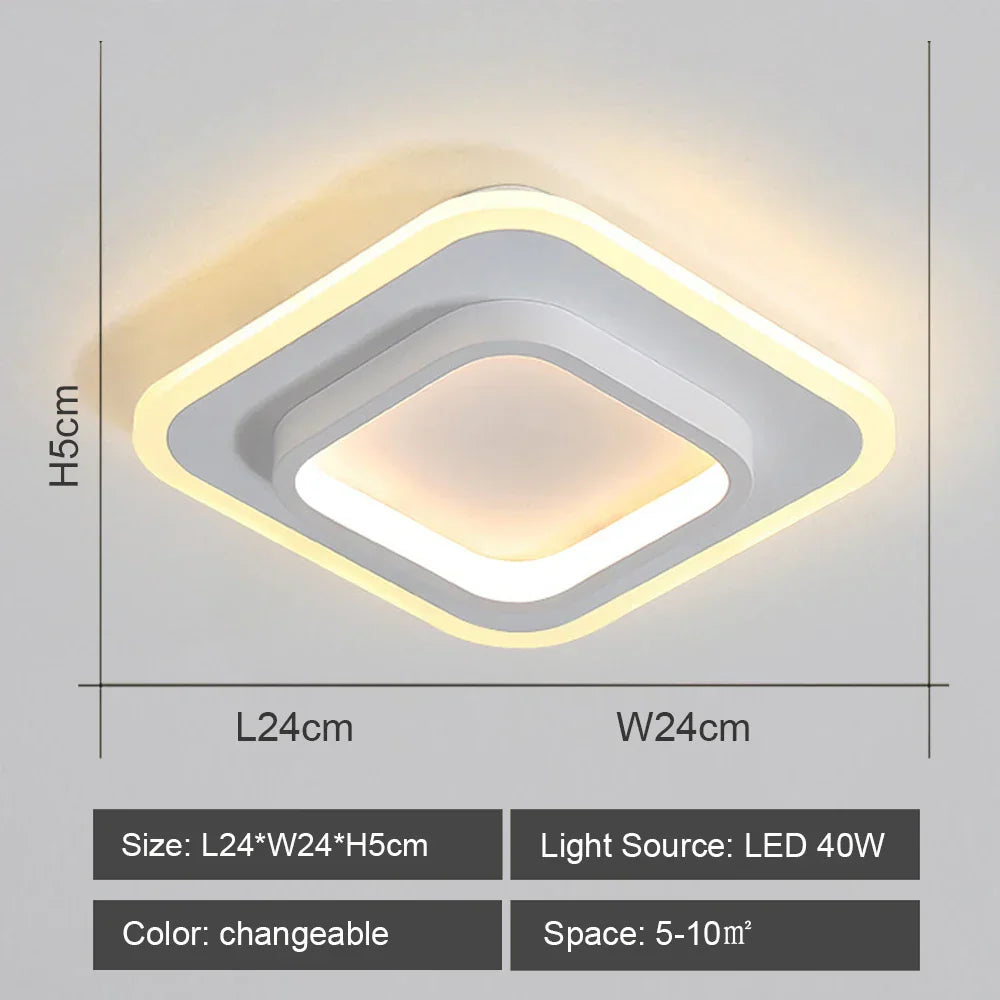 DecorBites™ LED Ceiling Light for Modern Living Room Bedroom Lighting