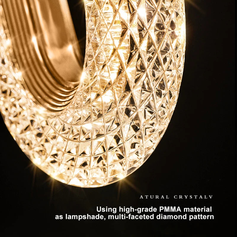 Modern Crystal Butterfly Pendant Light