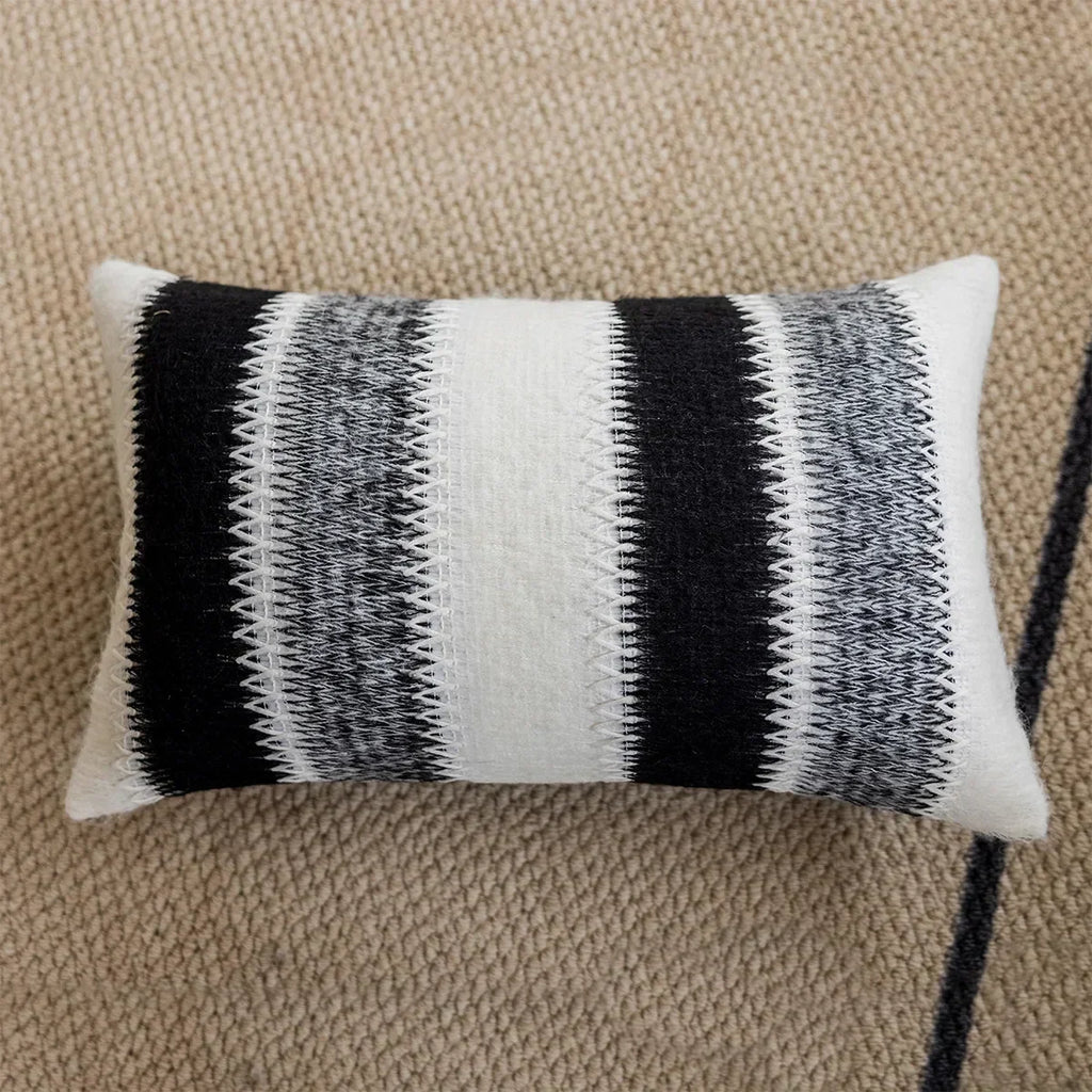 DecorBites™ Knitted Crochet Cushion Cover Black Gray White Nordic Simple Luxury Pillowcase