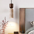 Wabi-Sabi Stone Pendant Light in Vintage French Style