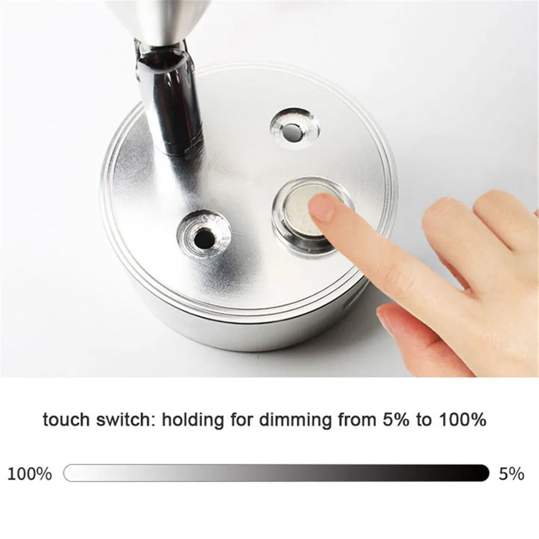 مصابيح LED من DecorBites™ مع شاحن USB ومفتاح تحكم باللمس للمركبات