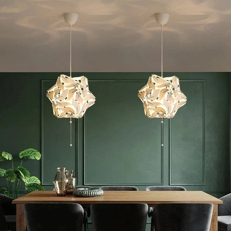 DecorBites™ Bauhinia Flower Chandelier: Modern Luxury Retractable Lighting Fixture for Stores & Hotels