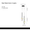 DecorBites™ Cube Crystal Pendant Lamps for Bedroom and Living Room Décor