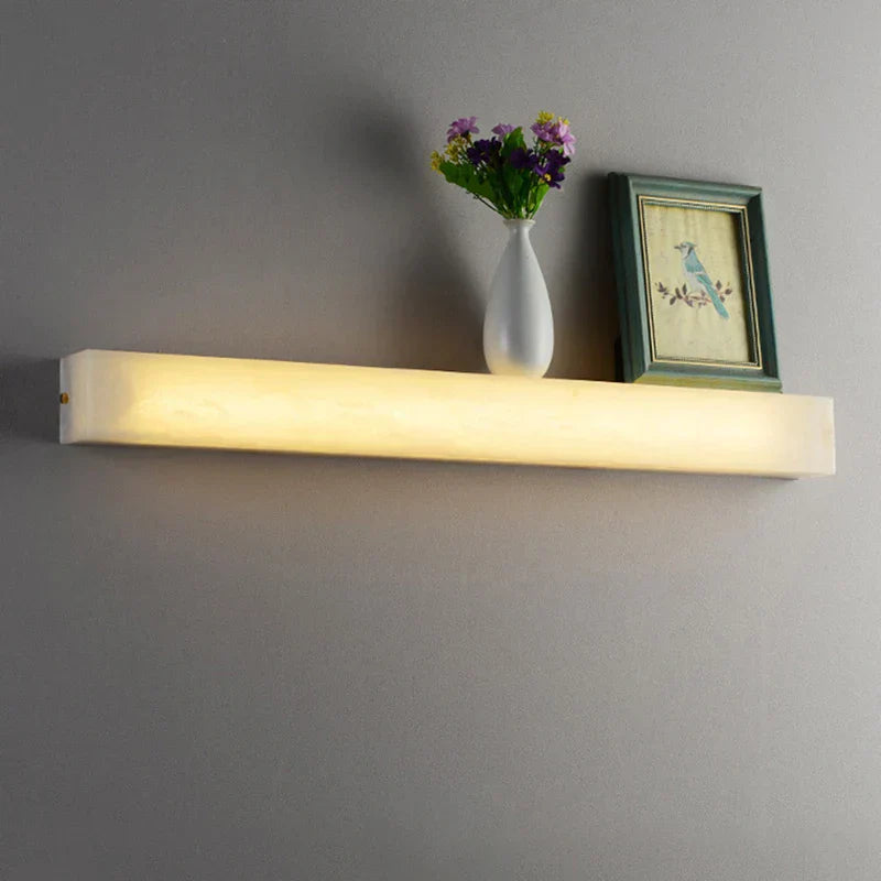 DecorBites™ Cuboid Marble LED Wall Lamp for Bedroom, Restaurant, Stairs - Dimmable Iron Lighting