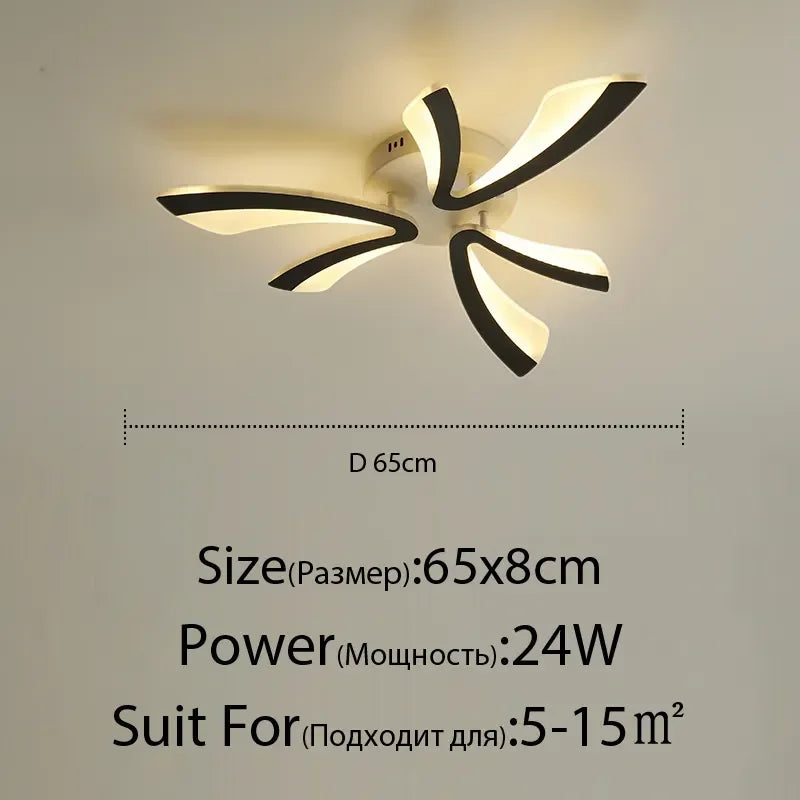 ثريا سقف LED DecorBites™ مع جهاز تحكم عن بعد لديكور المنزل