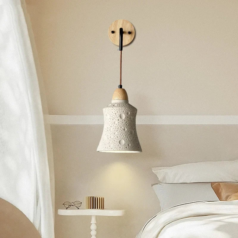 DecorBites™ Cement LED Wall Lamp Sconce Modern Pull Chain Switch Stair Light