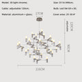 DecorBites™ Crown Major Chandelier: Modern Luxury LED Light for Kitchen, Hotel, Living Room