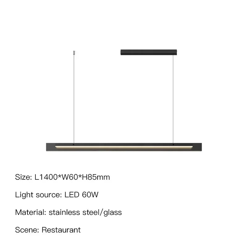 ثريا DecorBites™ LED: تصميم عصري بسيط للمنزل والمكتب والبار والمزيد