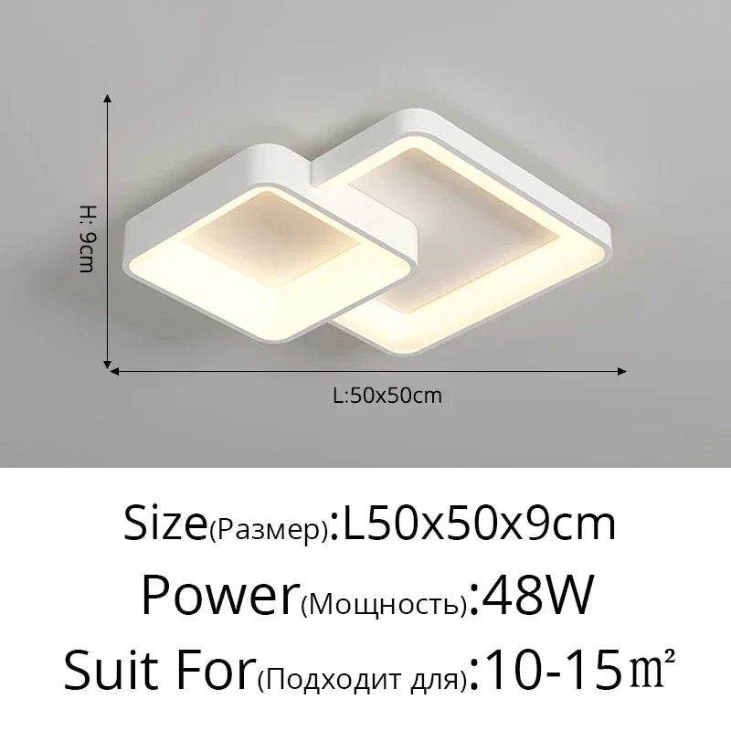 ثريا DecorBites™ LED: إضاءة داخلية عصرية لغرفة النوم، المطبخ، غرفة المعيشة، وغرفة الطعام