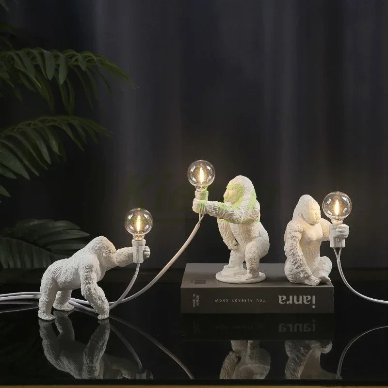 DecorBites™ King Kong LED Desk Lamp - Resin Living Room Floor Lamp