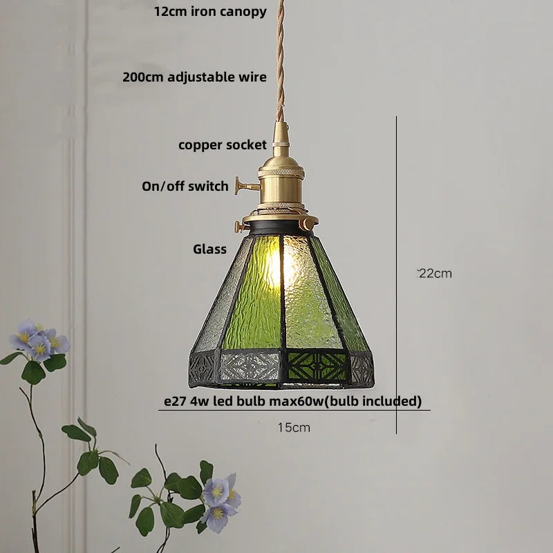 DecorBites™ Clear Glass LED Pendant Lights for Modern Home Decor and Restaurant, 200cm Wire