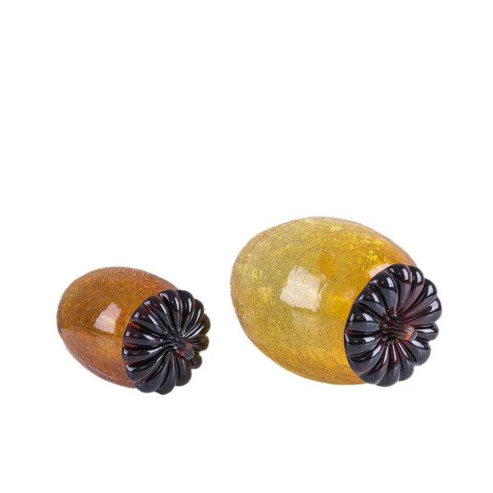 DecorBites™ Glass Hazelnut Pinecone Ornament Home Decor