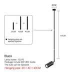 Nordic Adjustable Black or Brass Pendant Light