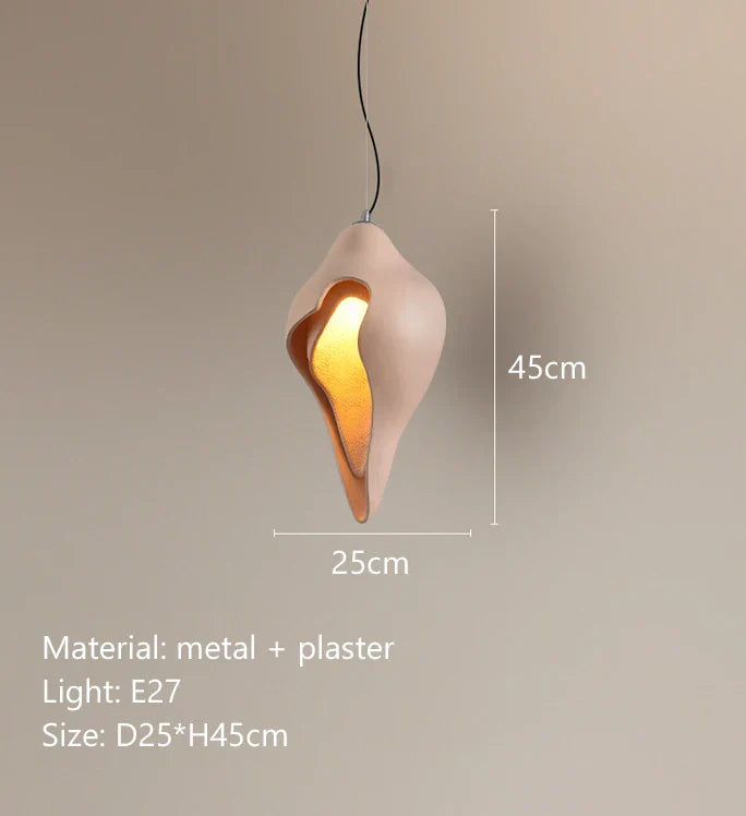 DecorBites™ Conch Chandelier: Creative Design Pendant Light for Restaurant, Bar, Bedroom Decor