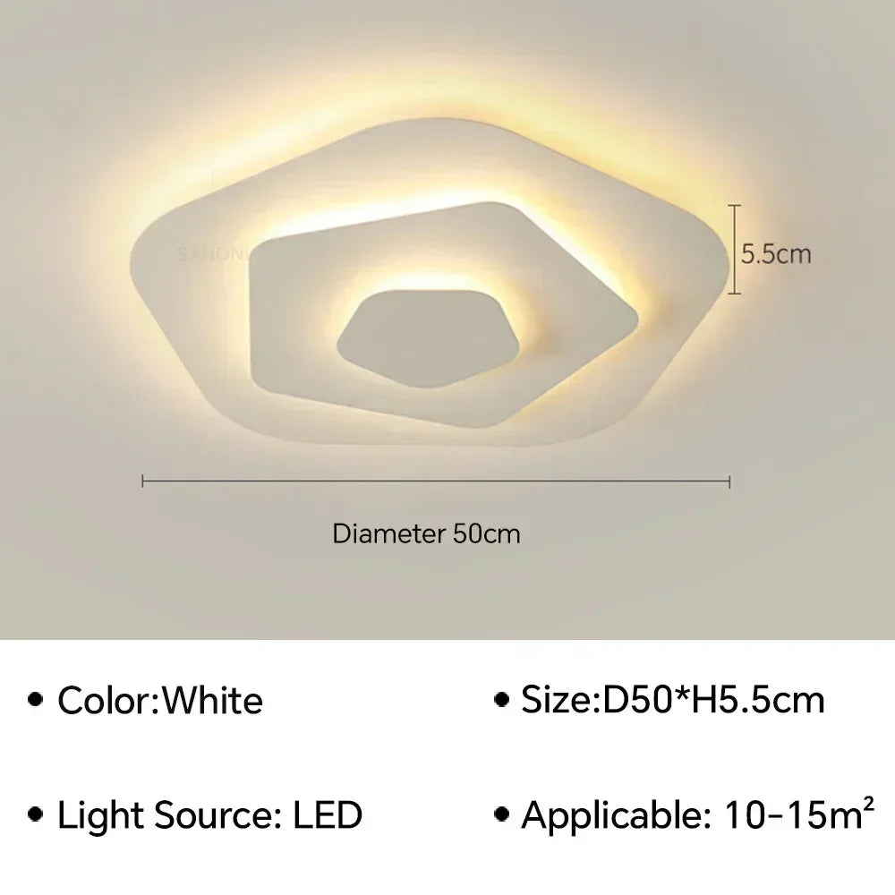 DecorBites™ ثريا سقف LED لغرفة المعيشة وغرفة النوم
