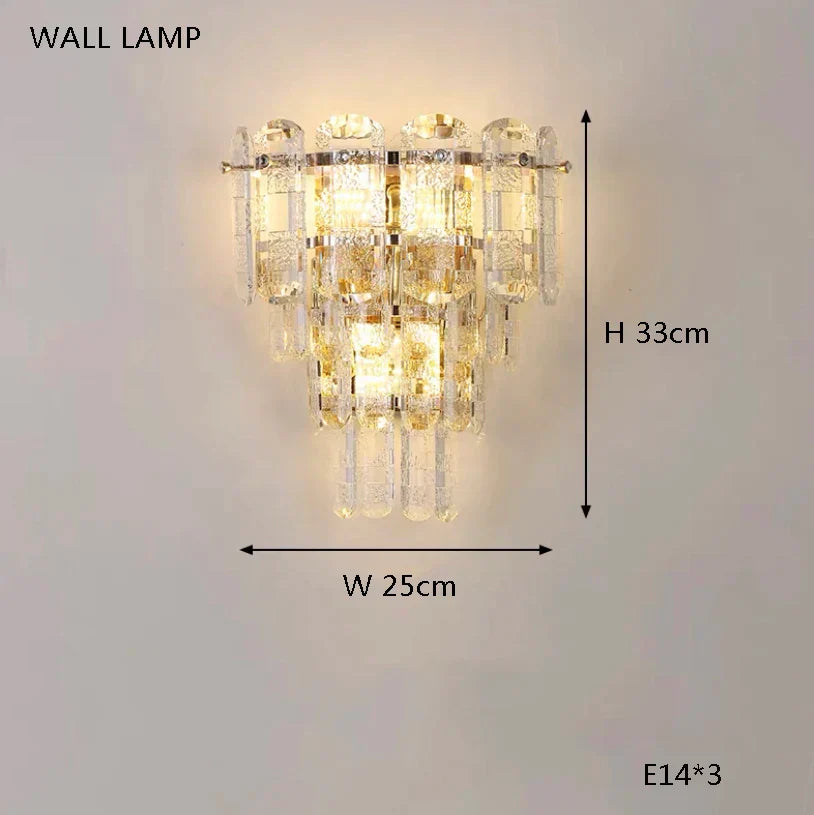 DecorBites™ Crystal LED Ceiling Lamp 2024: Luxury Minimalist Bedroom Lights