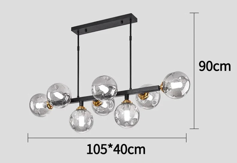DecorBites™ Lustres LED suspendus : Éclairage intérieur moderne pour salon et salle à manger