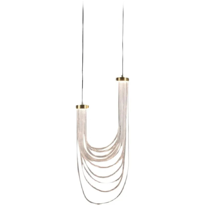 DecorBites™ مصباح قلادة LED أكريليك لغرفة النوم وغرفة الطعام