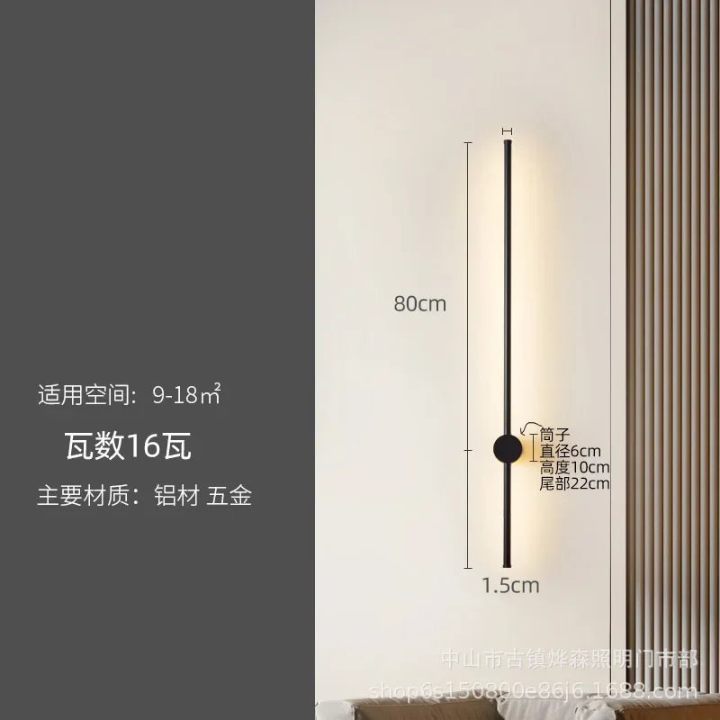 DecorBites™ LED Strip Wall Lamp for Creative Staircase Aisle Background Wall Lighting