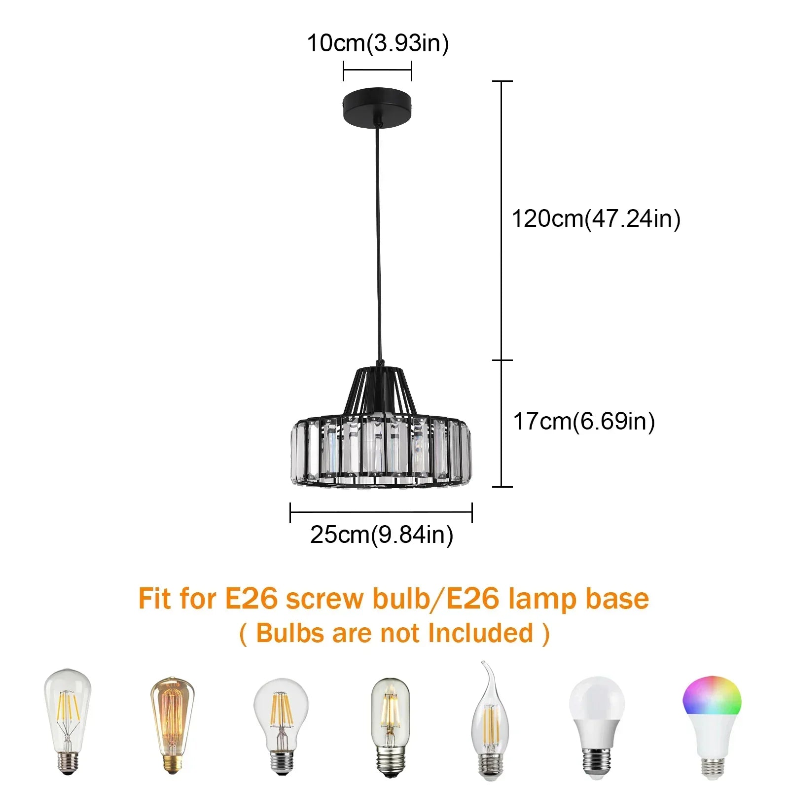 DecorBites™ Suspension en cristal K9 Plafonnier LED Lustre nordique pour salon