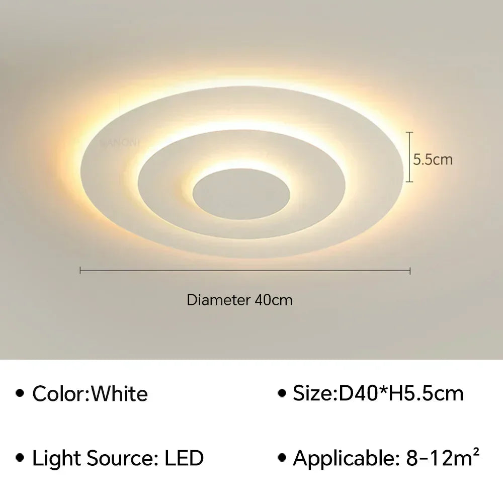 DecorBites™ ثريا سقف LED لغرفة المعيشة وغرفة النوم