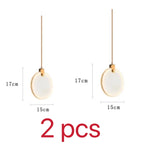 Modern White Marble Pendant Light