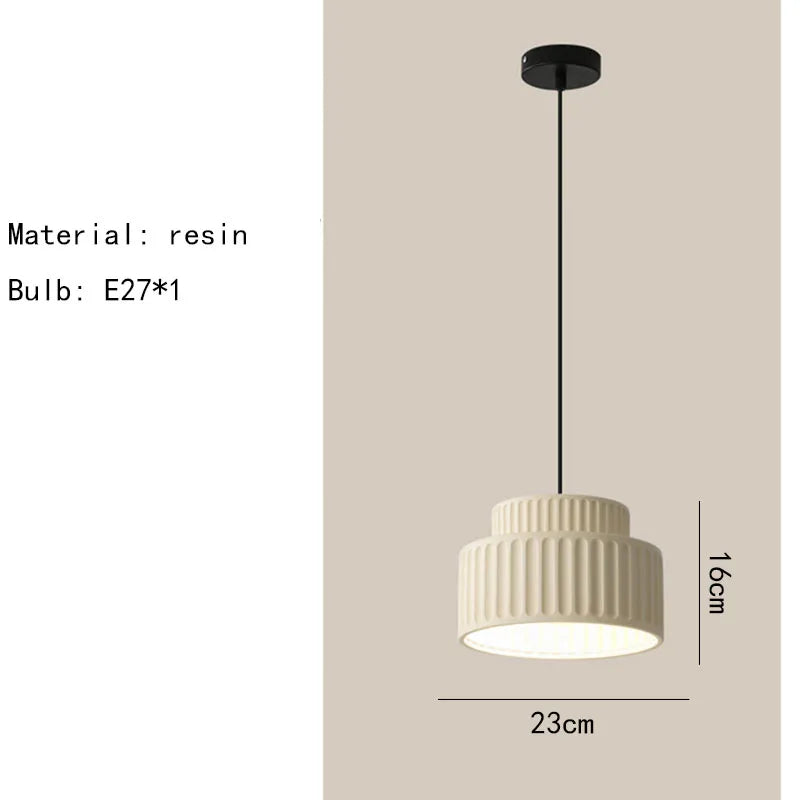DecorBites™ Elegant Resin Chandeliers Dining Room Bedside Lamp E27 Adjustment