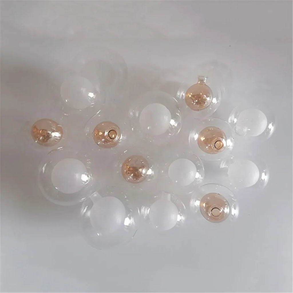DecorBites™ 1/4/8pcs Pack 1cm Opening G4 Glass Shade Replacement Globes for Chandelier