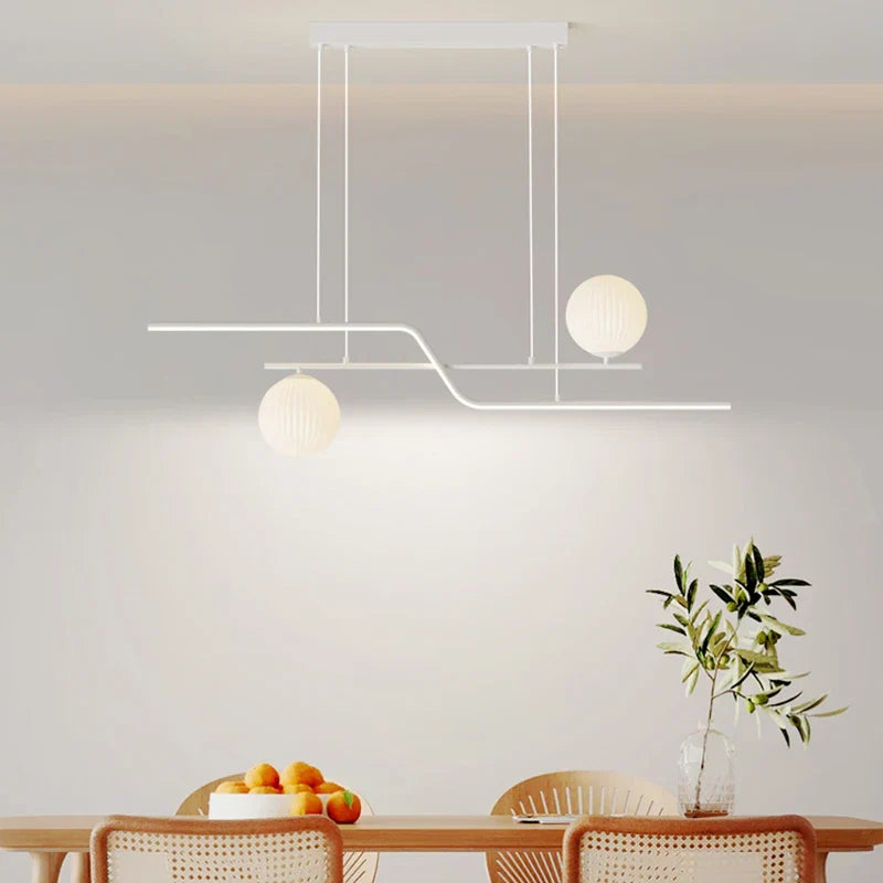 ثريا LED من DecorBites™: إضاءة داخلية عصرية لغرفة المعيشة والمطبخ والدرج