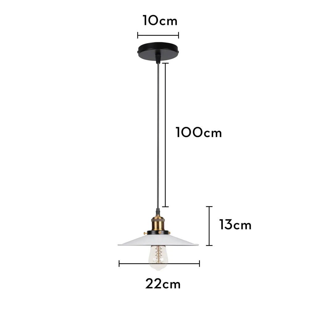 DecorBites™ Iron Pendant Light for Dining Room, Kitchen, and Bedroom